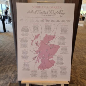 Scottish distillery table plan
